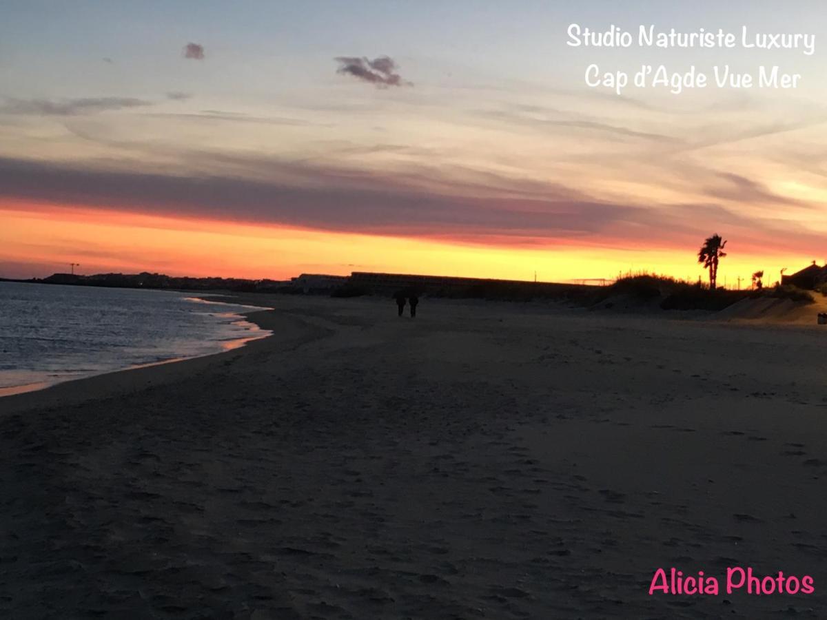 Appartement Studio Naturiste Luxury Cap d Agde Vue mer Extérieur photo
